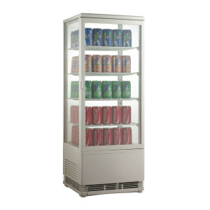 Amitek Espositore Refrigerato per Bibite AK98EB - Lt 98 - Temperatura +0° +12° C