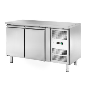 Amitek Banco Refrigerato Snack a 2 Porte - Profondità Cm 60 - Capacità Lt 228 - Temp -2