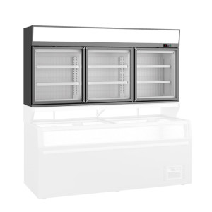 Klimaitalia Pensile Freezer per Supermercati - Lunghezza Cm 210 - Combinabile Verticale - SM