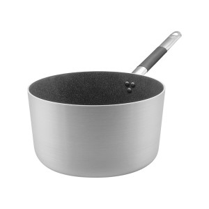 Agnelli Casseruola Alta a 1 Manico Professionale - Linea Induzione Antiaderente - Allumi