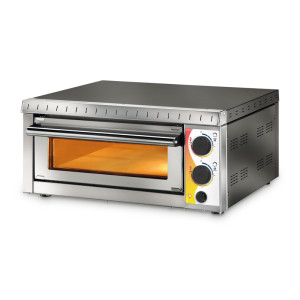 Attrezzature Professionali Forno Pizza Meccanico FATMN1 Camera Singola con Vetro - Gluten Free - Capacità N