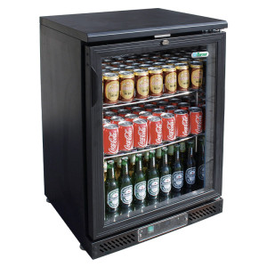 FORCAR Vetrina Refrigerata Bibite BC1PB con Anta a Battente - Capacità Lt 140 - Altezza
