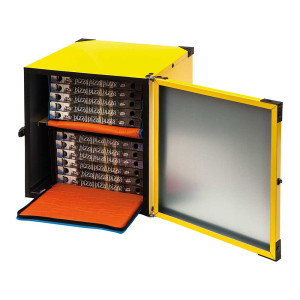 Gimetal Bauletto Trasporto Pizza per Ciclomotore - Capienza N° 2 Borse per Pizze Cm Ø 50