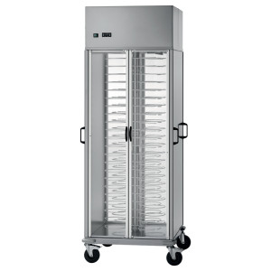 FORCAR Carrello Portapiatti Armadiato Refrigerato - Capacità N° 88 Piatti ø Cm 25/31