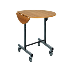 FORCAR Carrello per Servizio in Camera e Colazione - Ripiano Tondo