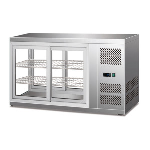 Klimaitalia Frigorifero Ventilato Sopra Banco per Bibite - Capacità Lt 150 - Temp +3° +8°C