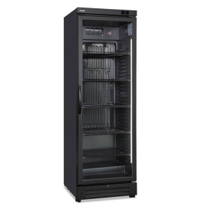 Klimaitalia Frigo Vini Statico CLW401-BLK - Ventola On/Off e Porta a Vetro - Capacità lt 274