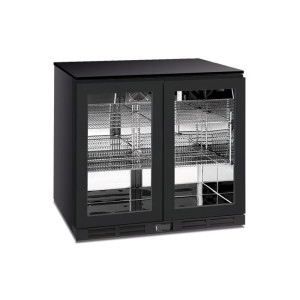 Klimaitalia Frigorifero Sottobanco Subzero COLDBAR200 a 2 Porte - Esterno Nero o Inox - Temp