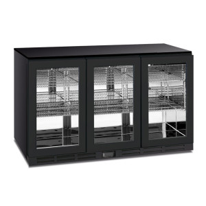 Klimaitalia Frigorifero Sottobanco Subzero COLDBAR300 a 3 Porte - Esterno Nero o Inox - Temp