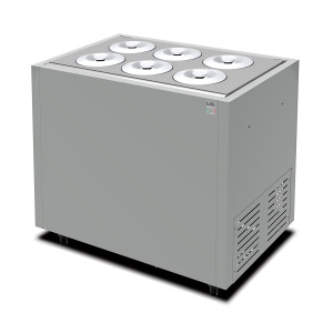 Ucinque Banco a Pozzetto Gelati Granite VIAVENETO COMBI6C - Capacità Carapine 6 + 4