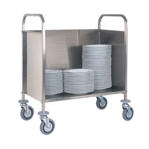 FORCAR Carrello Orizzontale per Trasporto Piatti - Capacità N° 200 Piatti