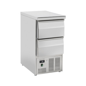 CoolHead Saladette Refrigerata Statica GN1/1 CRD45A - N° 2 Cassetti e Top Inox Fisso - Ca