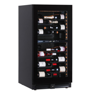 Klimaitalia Frigo Vini Ventilato CW120-G2TB - Doppia Zona di Temperatura - Capacità Lt 250