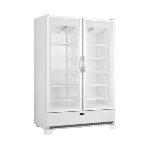 CoolHead Armadio Drink Cooler con Doppia Anta a Vetro DC1200W - Volume lt 1147 - Temp +1°