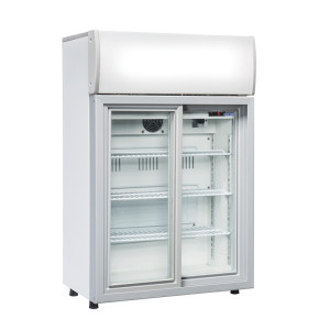CoolHead Vetrina Refrigerata Bibite da Banco con Porte Scorrevoli DC85S - Capacità lt 85