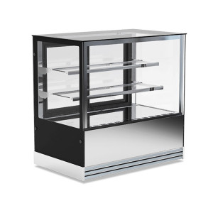 Klimaitalia Vetrina Espositiva Calda DELUXE92-HT in Acciaio Inox - Snack e Salati - Temp +30