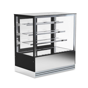 Klimaitalia Vetrina Espositiva Calda DELUXE93-HT in Acciaio Inox - Snack e Salati - Temp +30