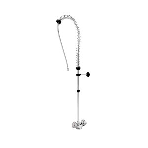 INOX BIM Doccione Monoforo con Comandi a Pomelli