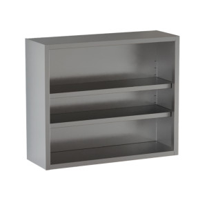 Ristopro Pensile a Giorno con RipianI Intermedi in Acciaio Inox - Altezza cm 100