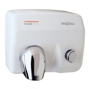Mediclinics Asciugamani Elettrico Saniflow a Pulsante