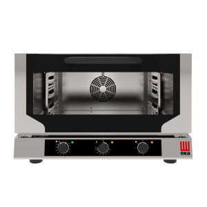 Tecnoeka Forno Ventilato a Convezione con Vapore Diretto - Panetteria - N° 3 Teglie Cm 60