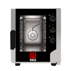 Tecnoeka Forno Combinato a Convezione con Vapore Elettronico - Gastronomia - N° 5 Teglie