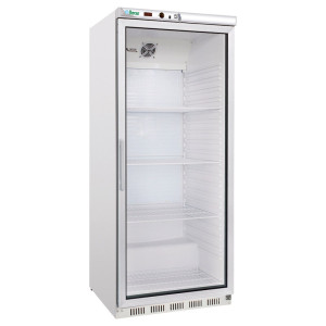 FORCAR Armadio Freezer EF600G - Lamiera Verniciata e Porta a Vetro - Temp -18 -22° - Ca
