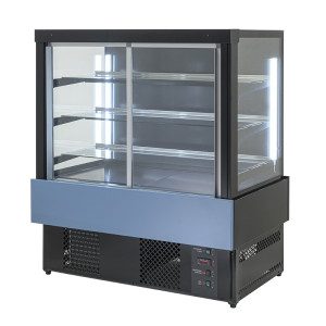Tecnodom Vetrina Espositiva EVOKL2120 - N° 2 Porte Scorrevoli - Lunghezza Cm 124,1 - Refr
