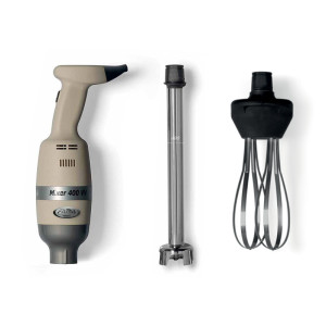 Fama Industrie Srl Mixer a Immersione Serie LIGHT 400 Watt Velocità Variabile - Blocco Motore + Mes
