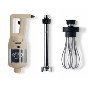 Fama Industrie Srl Mixer a Immersione Serie HEAVY 450 Watt Velocità Variabile - Blocco Motore + Mes