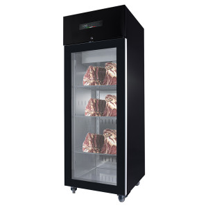 Hotclass Armadio Refrigerato Ventilato per Frollatura Carne - Porta Vetro - Temp. -2° +4°