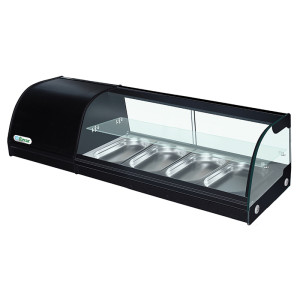 FORCAR Vetrina Espositiva per Tapas TS1200 - Capacità n° 4 Bacinelle GN1/3