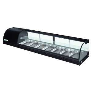 FORCAR Vetrina Espositiva per Tapas TS1800 - Capacità n° 7 Bacinelle GN1/3