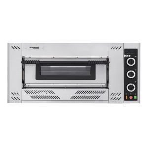 Prismafood Forno Pizza GAS-9 a Camera Singola - Alimentazione a Gas - Capacità N° 9 Pizze Ø