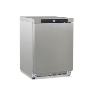 Klimaitalia Armadio Frigorifero Sottobanco Statico GN200TN-INOX con Porta Cieca Inox e Termo
