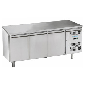 Forcold Banco Refrigerato Gastronomia GN1/1 a 3 Porte - Monoblocco - Capacità lt 417 - T