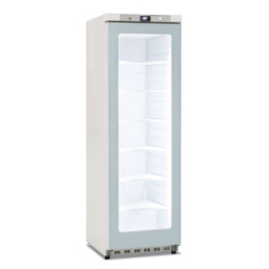 Klimaitalia Armadio Freezer Statico con Porta a Vetro GN400G-BT Bianco - Capacità lt 400