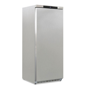 Klimaitalia Armadio Frigorifero Statico GN600TN-INOX con Porta Cieca Inox e Termostato Elett