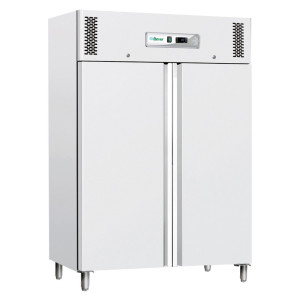 FORCAR Armadio Refrigerato Statico GN2/1 - Lamiera Verniciata e Anta Doppia - Capacità