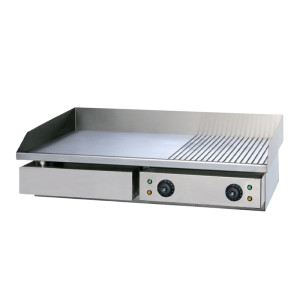 Attrezzature Professionali Griglia Elettrica Professionale Grande WHN75RL - Linea Smart Line - 1/3 Piano Ri
