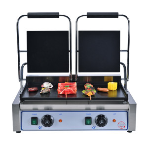 Attrezzature Professionali Piastra Grill in Ghisa WL2 Smart Line - Superiore e Inferiore Liscio - Piano Cm