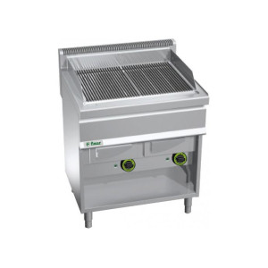 FIMAR Griglia a Gas Armadiata GW80 - Vaschetta Acqua - Piano Cm 70,8 x 50