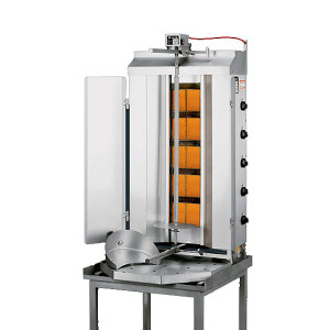 Potis Cuoci Kebab a Gas, Capacità Carne 120 Kg