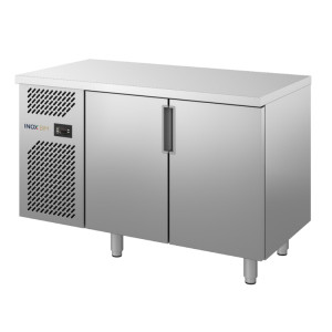 INOX BIM Tavolo Refrigerato Gastronorm a 2 Ante - Gruppo Motore a Sinistra - Temp 0° +8°C