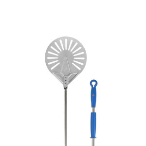 Gimetal Palino Pizza Inox Forato Ø 20 - Lunghezza Manico Cm 150