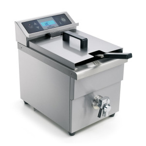 Sirman Friggitrice Professionale in Acciaio Inox con Comandi Touch - Capacità Vasca lt