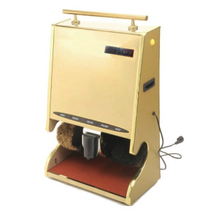Attrezzature Professionali Macchina Pulisci Scarpe K02 - Lamiera color Oro