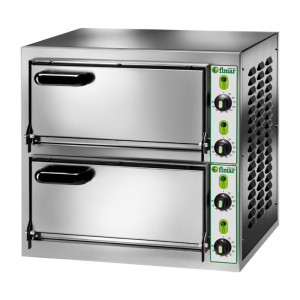 FIMAR Forno Elettrico Pizza MICRO2 - N° 2 Camere di Cottura - Porta Vetro o Cieca