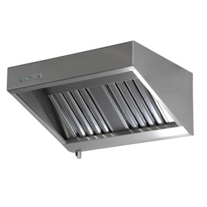 Aluminox Sas Cappa di Aspirazione Mini Snack con Motore e Elettroventilatore - Illuminazione