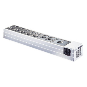 Attrezzature Professionali Frigorifero da Banco MIXTO per Antipasti Buffet e Macedonie - Temperatura +2° +1